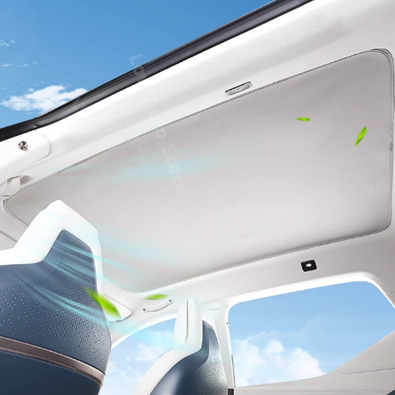 Carro Sunroof Shade Curtain Heat Shield, Roof Sunscreen Plate, Modificado Acessórios de Decoração, Fit for ZEEKR X, 2023, 2024