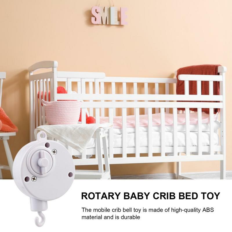 Universal Rotating Bed Bell Holder, prático e durável chocalhos suporte para bebês, decoração do berçário