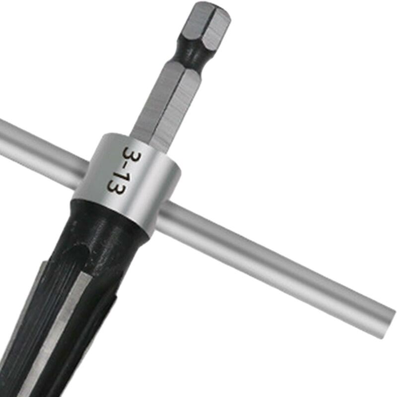 T-Handle shaper alesatore Bridge Pin Hole Steel Handle Drill Tool 6 smusso scanalato