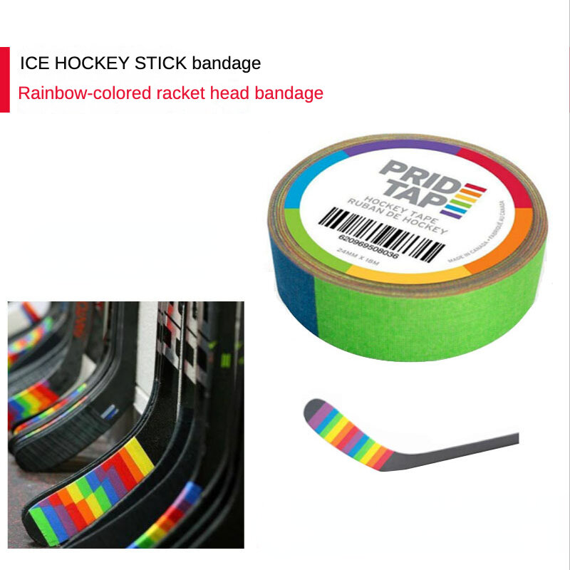 Ice Hockey Stick Tape Renfrew Ice Hockey Tape Ice Hockey Stick Racket Head Rod Body Rod Tail Rainbow Friction Tape