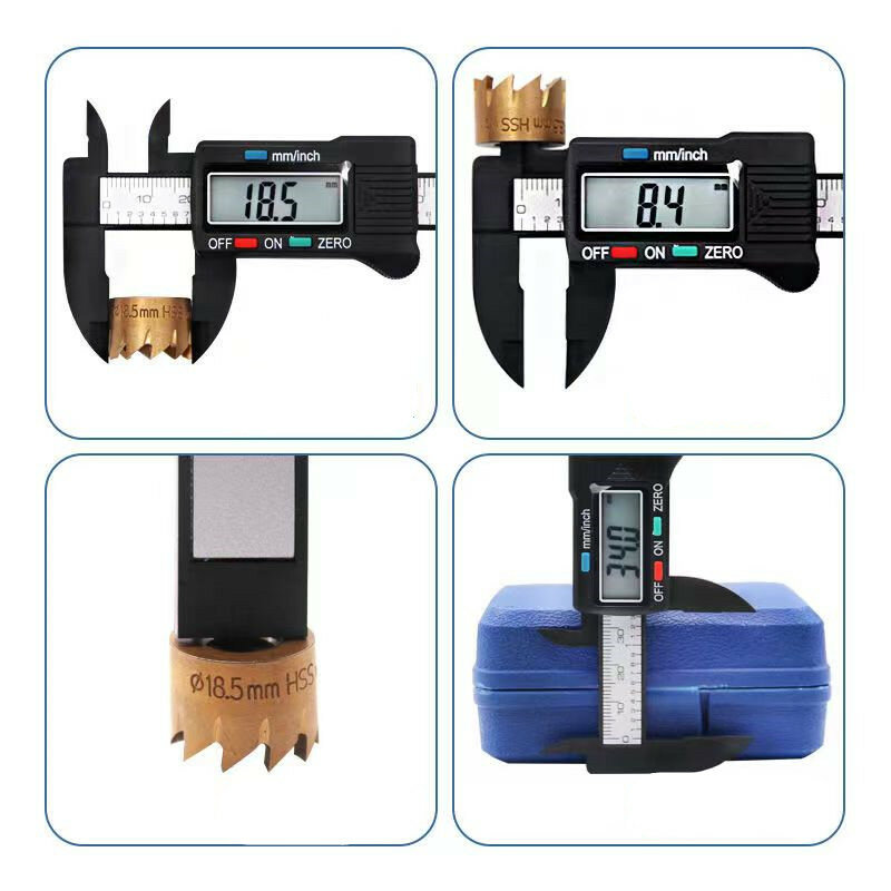 Calibrador Digital electrónico de 150mm y 100mm, calibrador Vernier de fibra de carbono, micrómetro, herramienta de medición, regla Digital