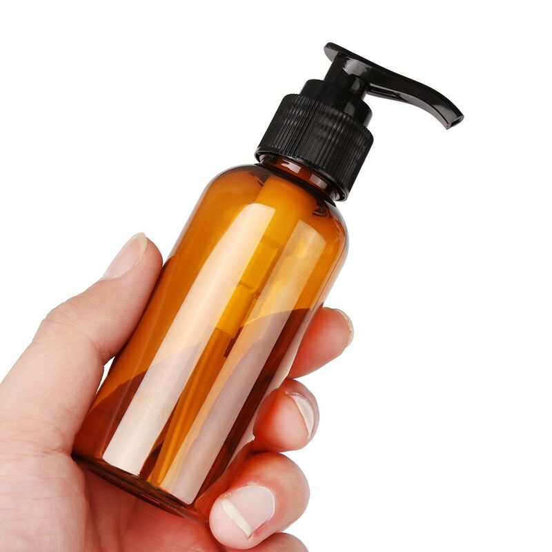 1pc Home Bath Supplies Plastic Hand Sanitizer Bottling Pump Container Shower Gel  Bottles Liquid