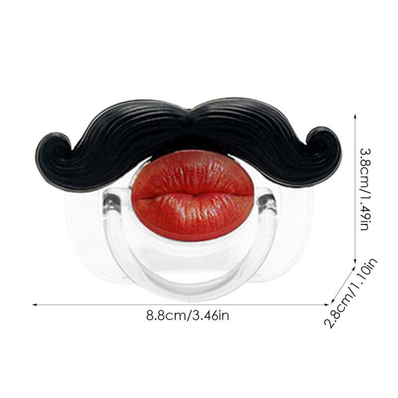 Kissable Mustache Pacifier Toddlers Cute And Novelty Pacifiers Soft And Safe Beard Pacifier For Babies And Toddlers Unisex