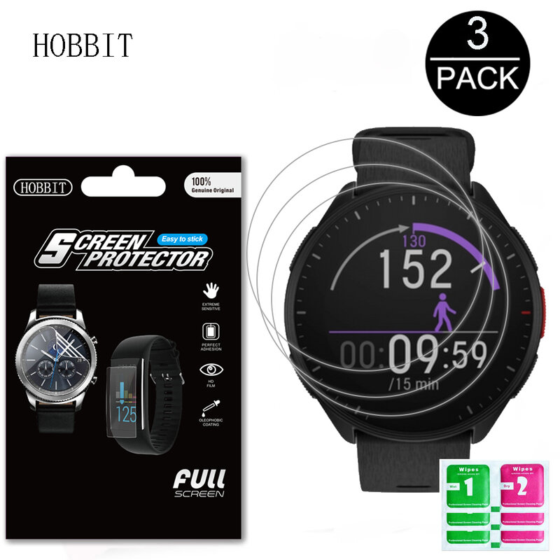 3 Stuks Tpu Screen Protector Voor Polar Pacer Pro Smartwatch Water-Proof Horloge Hydraulische Beschermende Film Niet Glas Voor polar Pacer