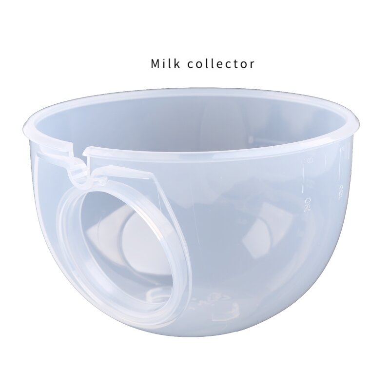 Accessori per tiralatte indossabili membrana in corno di Silicone collettore di latte tazza per allattamento Tee Joint parti per tiralatte elettrico