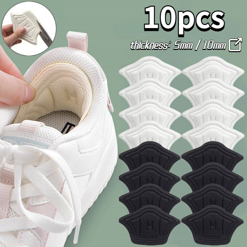 Insoles Patch Heel Pads for Sport Shoe Adjustable Size Feet Pad Pain Relief Cushion Insert Insole Heel Protector Sticker 2/10pcs