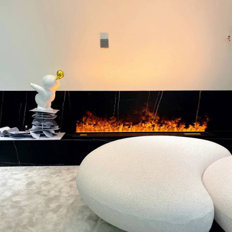 Living Room Insert 1500mm Steam Humidifier Fireplace Imported LED Lights 60 Inches 3d Water Vapor Electric Fireplace