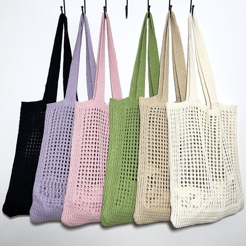Повседневные женские сумки на плечо, тканые дизайнерские плетеные сумки, женская большая сумка-тоут, летняя пляжная сумка для покупок, кошелек, сумка, дорожная сумка