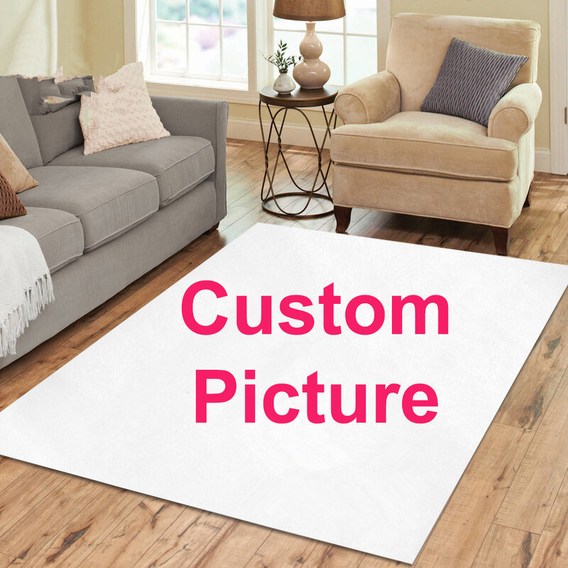 Custom Carpet Rug Printed Rectangle Area Rugs for Adult Yoga Mats Living Room Decorative Dropshipping Personalized Doormat