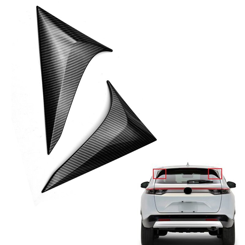 Автомобильный задний спойлер, боковое крыло, отделка крышки для Honda HRV HR-V Vezel 2021 2022, углеродное волокно