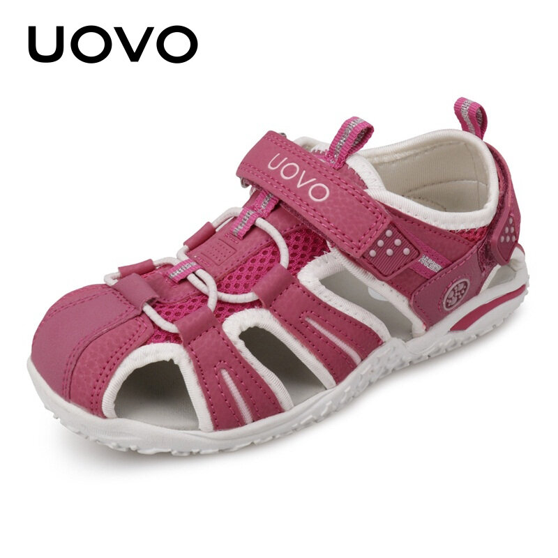UOVO nuovo arrivo 2024 scarpe da spiaggia estive per bambini sandali per bambini con punta chiusa Designer di moda per bambini per ragazze #24-38