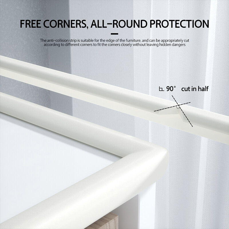 Home 2M Child Protection Corner Protector New Upgrade Safety Glass  Guards Kids desk Baby Head