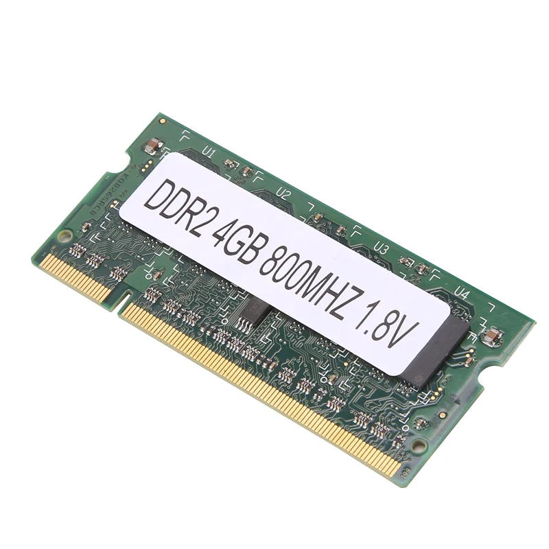 Оперативная память для ноутбука DDR2 4 ГБ 800 МГц PC2 6400 2RX8 200 Контактов SODIMM для Intel AMD память для ноутбука