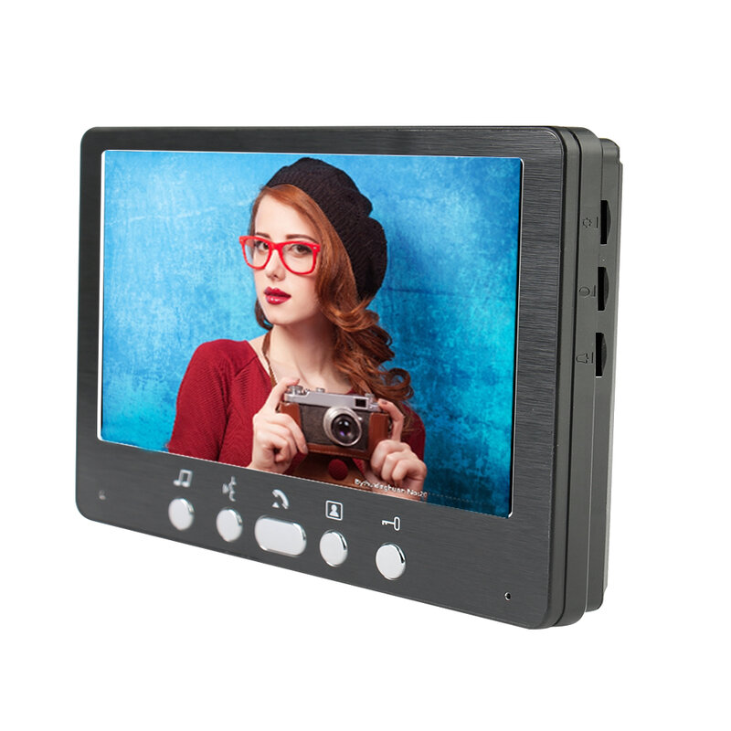 SYSD 7 Inci Video WIFI Interkom untuk Apartemen Kawat Video Bel Pintu Kamera 1080P dengan Kata Sandi dan RFID Unlock Tuya