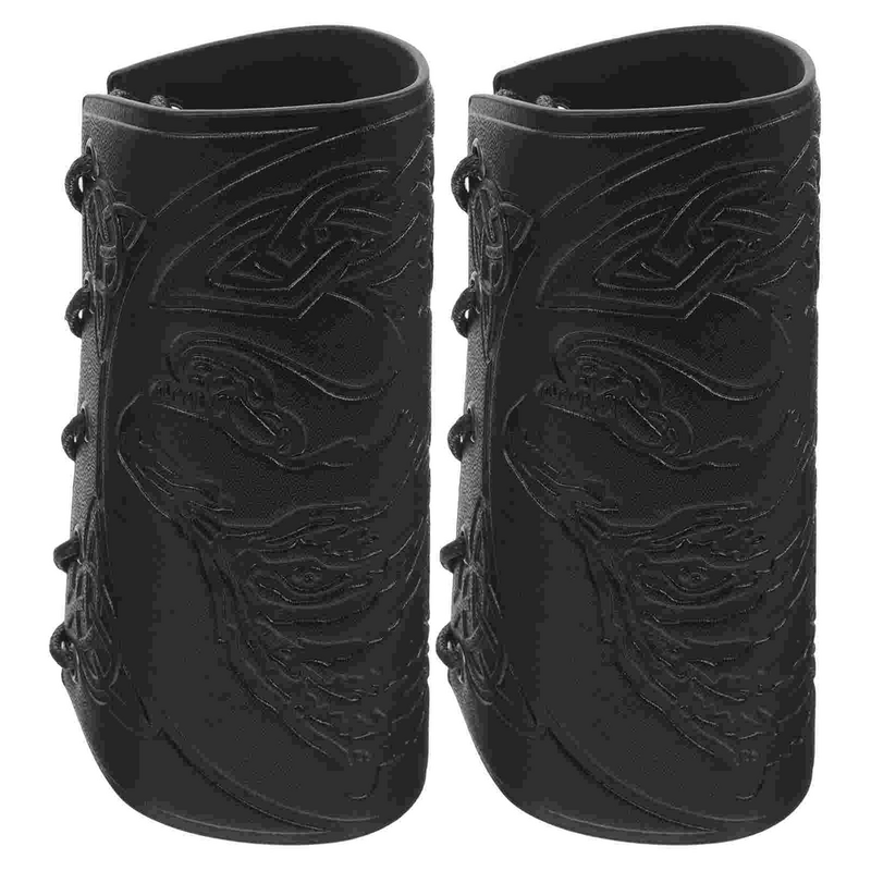 1 Pair Cosplay Arm Guards Medieval Wrist Bands Halloween Cosplay Wristband For Men