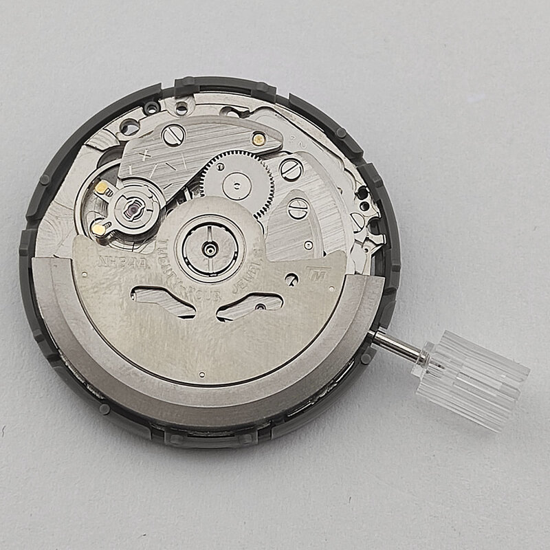 NH34/NH34A reloj mecánico original japonés de alta precisión para hombre, reloj automático con fecha de 9 en punto, color negro