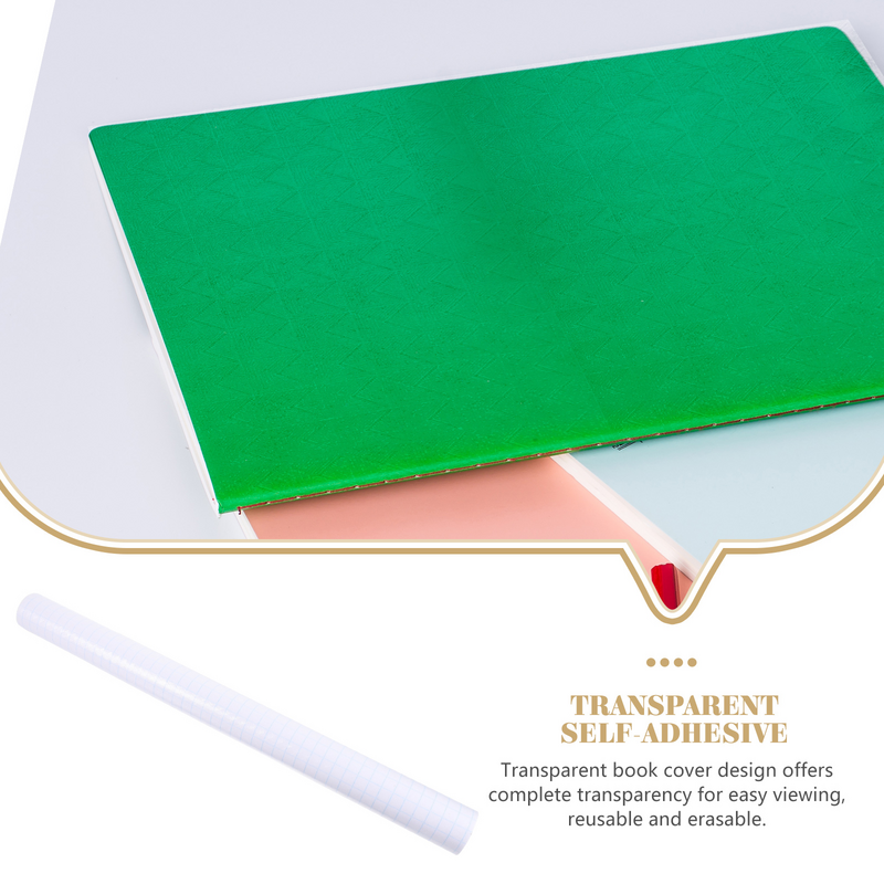 1 рулон искусственной бумаги, прозрачный защитный чехол-книжка для скрапбукинга