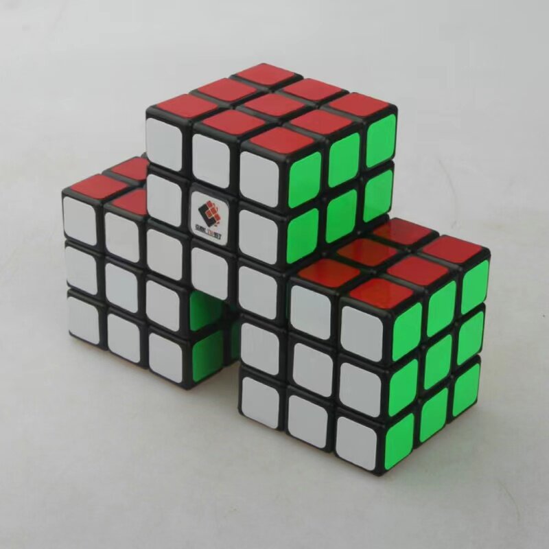 Paquete de cubo mágico negro Cubetwist, combo 3 en 3, juguetes educativos para niños, cubo magnético 3x3