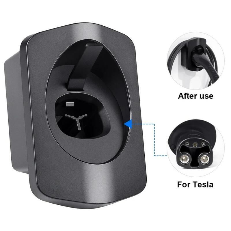 Suitable For Tesla Charging Pile Base Two-in-one Wall-mounted Universal Storage Bracket European And American Standards W7T4
