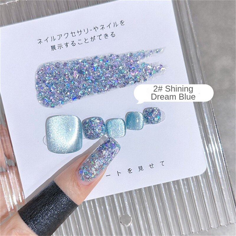 Laser Nail Glue Nail Art Phototherapy Glue Colloid Smooth Flash Nail Glue Large Sequins Sequin Glue Beauty And Health
