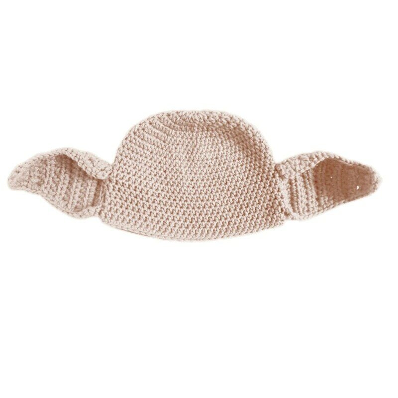 大きな耳ニット帽子かぎ針編みの親子帽子プルオーバーキャップパーティー小道具用