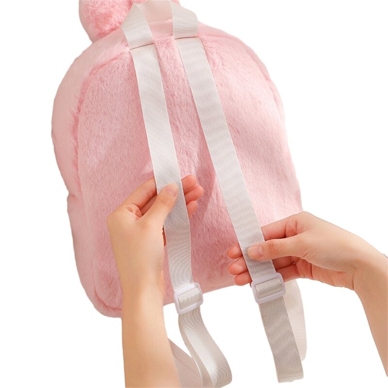 Stylish School Bag Plush Animal Daypack Casual Rucksacks Perfect for Student