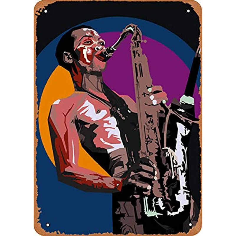 Muzyka metalowa plakat kolory Fela Kuti artystyczny obraz znaki blaszane tablica Bar Pub styl Vintage dekoracje ścienne wystrój domu wystrój w stylu vintage