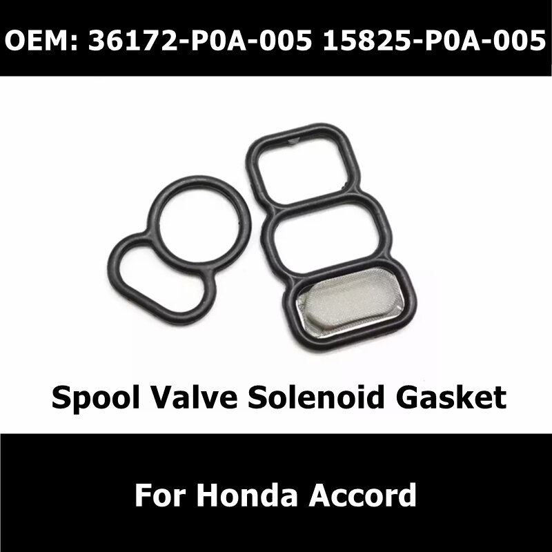 36172-P0A-005 15825-P0A-005 accesorios de coche junta de solenoide de Válvula de carrete inferior superior para Honda Accord