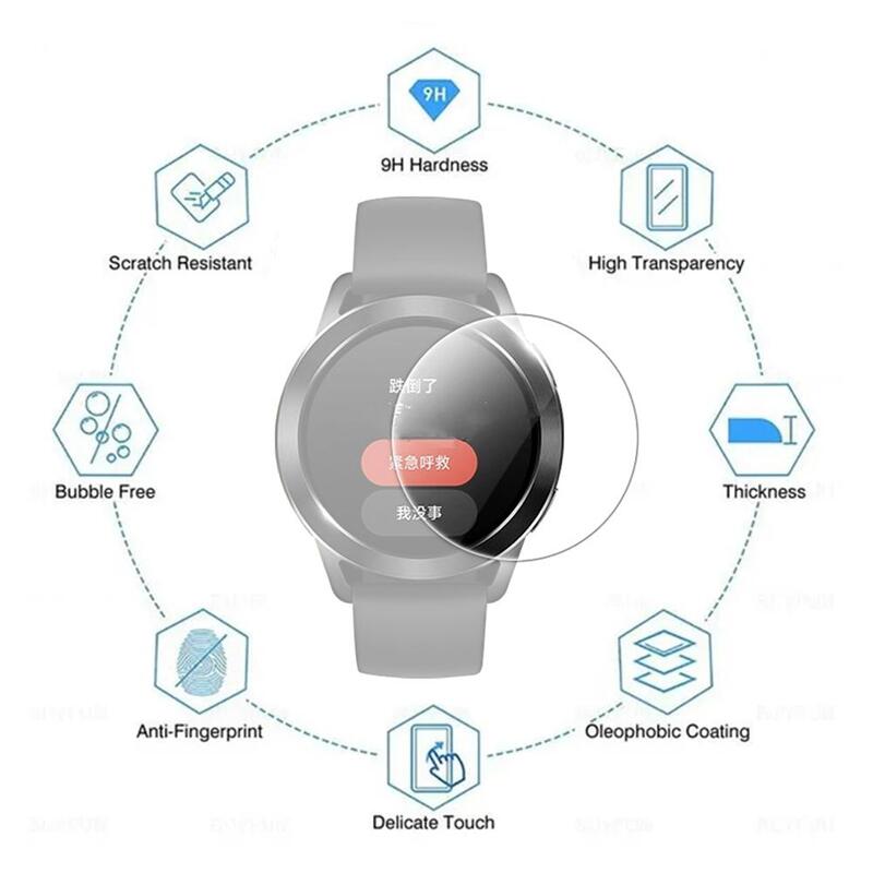 1/5pcs guarda la pellicola temperata per Xiaomi Watch S3 antigraffio guarda gli accessori per orologi con pellicola protettiva in vetro temperato