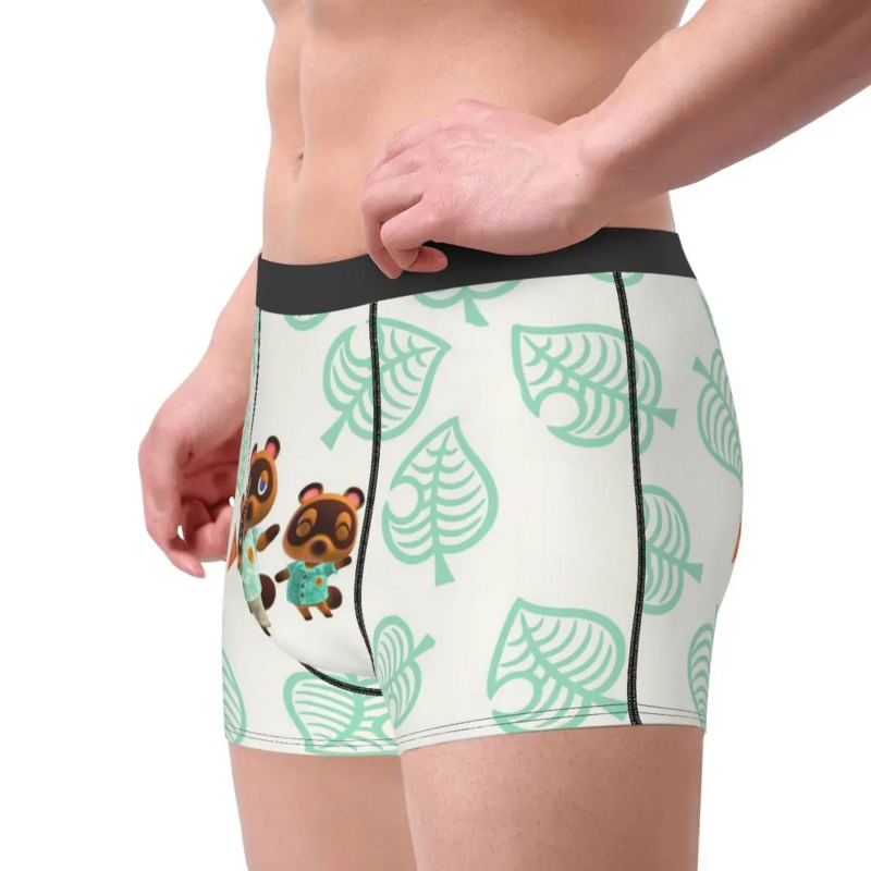 Animal Crossing Bear Underpants Homme Panties Men's Underwear Ventilate Shorts Boxer Briefs