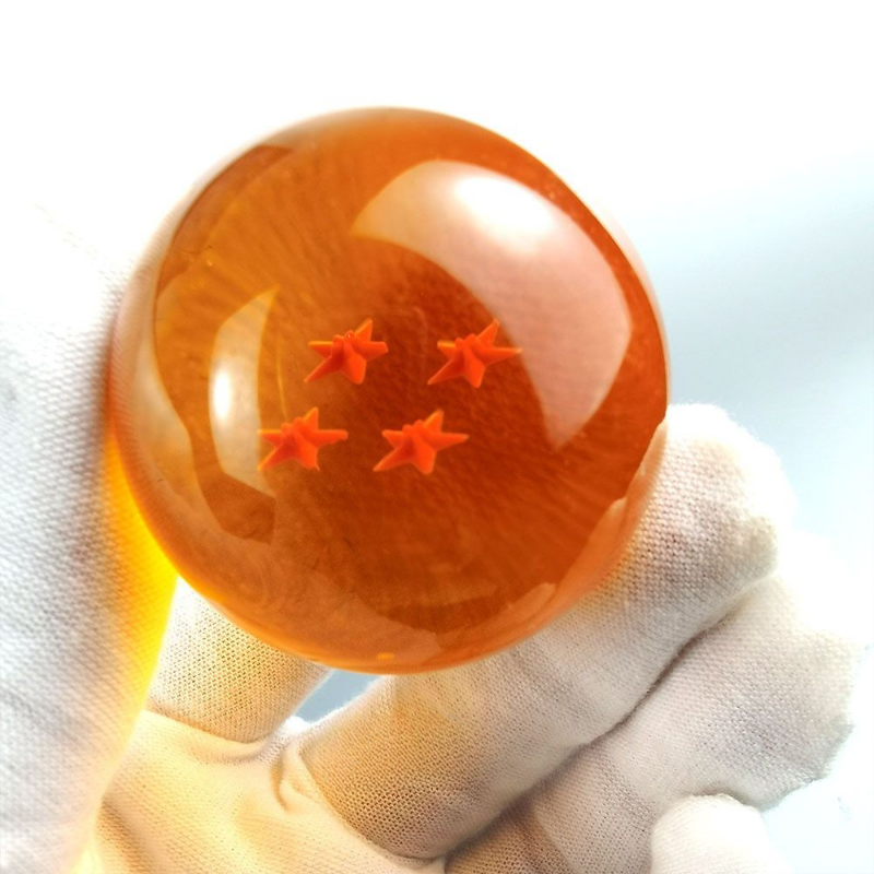 4,3 5,7 cm Drachen kugel z Kristall kugel Anime Figur 1 2 3 4 5 6 7 Sterne Drachen kugeln mit Ständer Sammler Desktop Dekoration Spielzeug