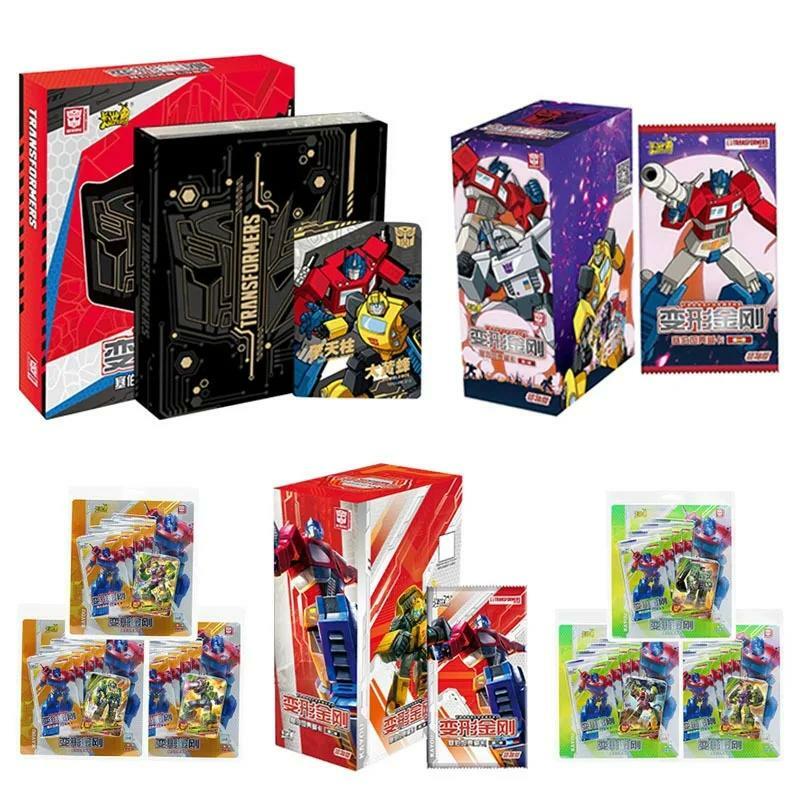 KAYOU-Tarjeta Transformers Leader Edition, personaje de Anime, Optimus Prime, tarjeta de colección de Cybertron periférico, regalos para niños