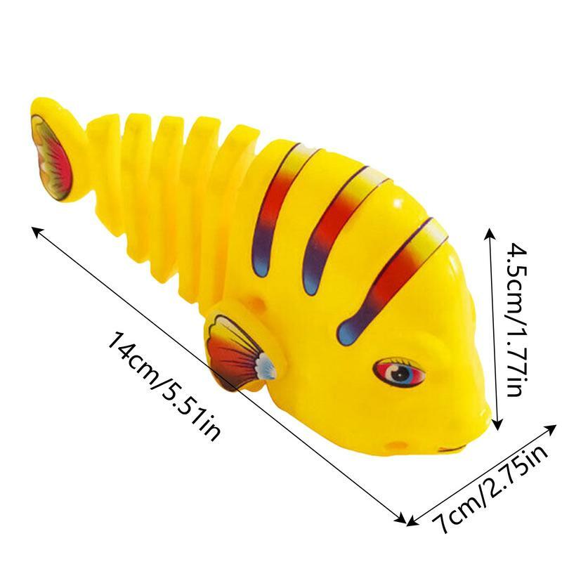 Brinquedo engraçado dos peixes do Clockwork para crianças, Brinquedos interativos pai-filho, Piscina ou banheira da bacia do banheiro