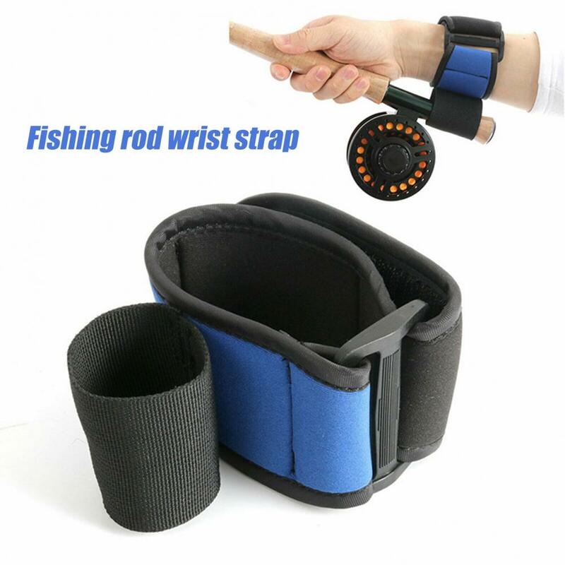 Fishing Rod Wrist Band Neoprene Fishing Rod Cover Black Anti-deform  Fashion Breathable Flexible Fishing Cover Band