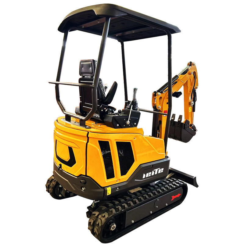 Agricultural  Multifunction hydraulic Mini Excavator 2.5Ton Tracked Enclosed Cab Small Digger For Sale Factory Customization