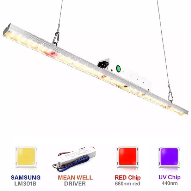 Lượng Tử Đèn LED Phát Triển Đèn Ban Samsung LM301B 660nm Suốt 300W 3500K Vật Có Hoa Lớn Đèn Cho Thực Vật Trong Nhà nhà Kính Lều