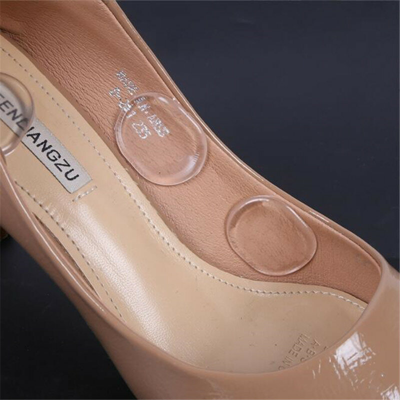 3 stili adesivo morbido inserto in Silicone impugnature per tallone protezione per tallone in Gel di Silicone cuscinetti per il Comfort del tallone alto adesivo per la cura dei piedi