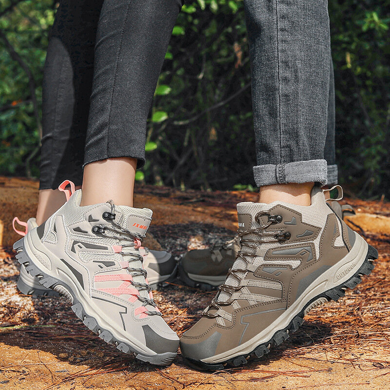Zapatos de senderismo para hombre y mujer, botas antideslizantes e impermeables para deportes al aire libre, Trekking, escalada, Camping, caminar y trotar, novedad