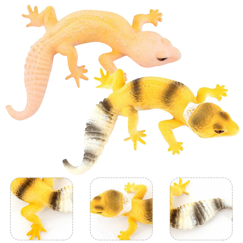 Figuras de acción de animales salvajes para niños, juguetes educativos de simulación de reptiles, lagarto, escena congnitiva