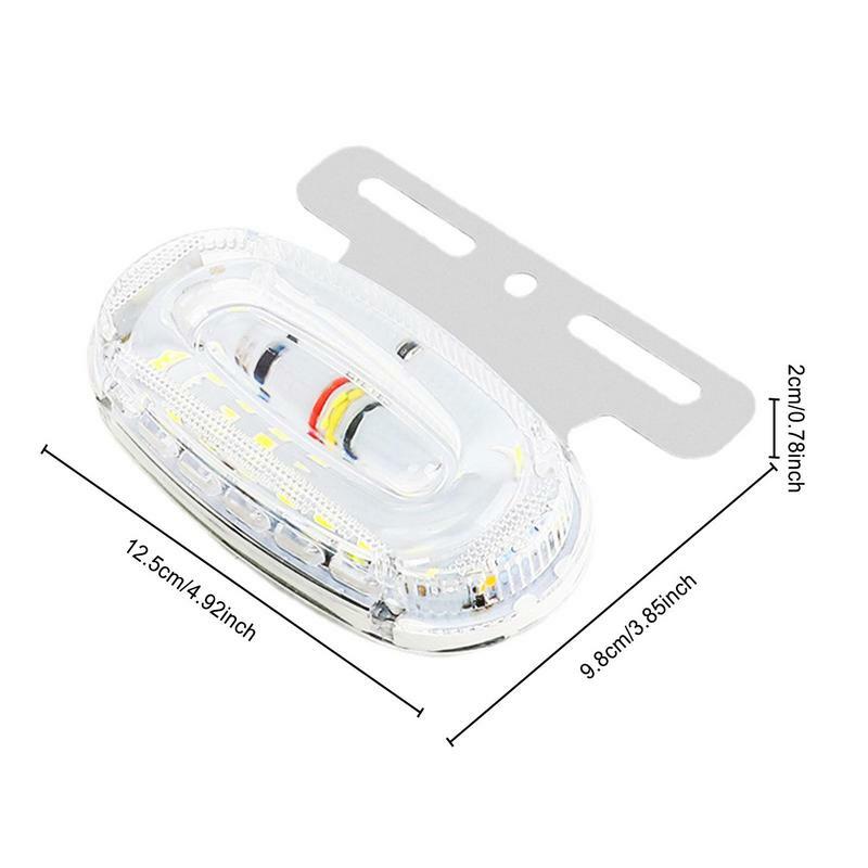Luces LED rectangulares para remolque, luz de señalización lateral, impermeable, a prueba de polvo, accesorio de seguridad nocturna, 5 colores