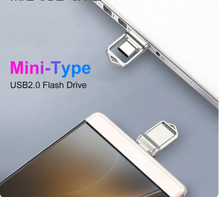 Unidade Flash USB 2.0 de Alta Velocidade, Grande Capacidade de Armazenamento, Metal, Tipo-C, 128GB, 256GB, 512GB, 1000GB, Hot, Novo, 2023