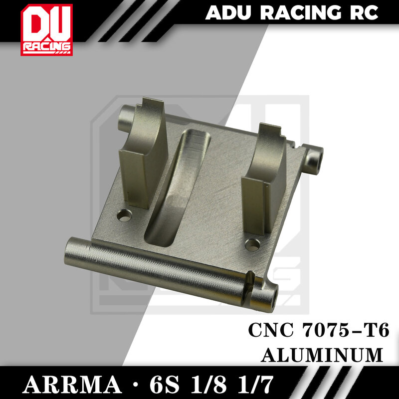 ADU Racing CENTER DIFF GEAR COVER CNC 7075 T6, алюминий для ARRMA 6S 1/8 и 1/7 EXB