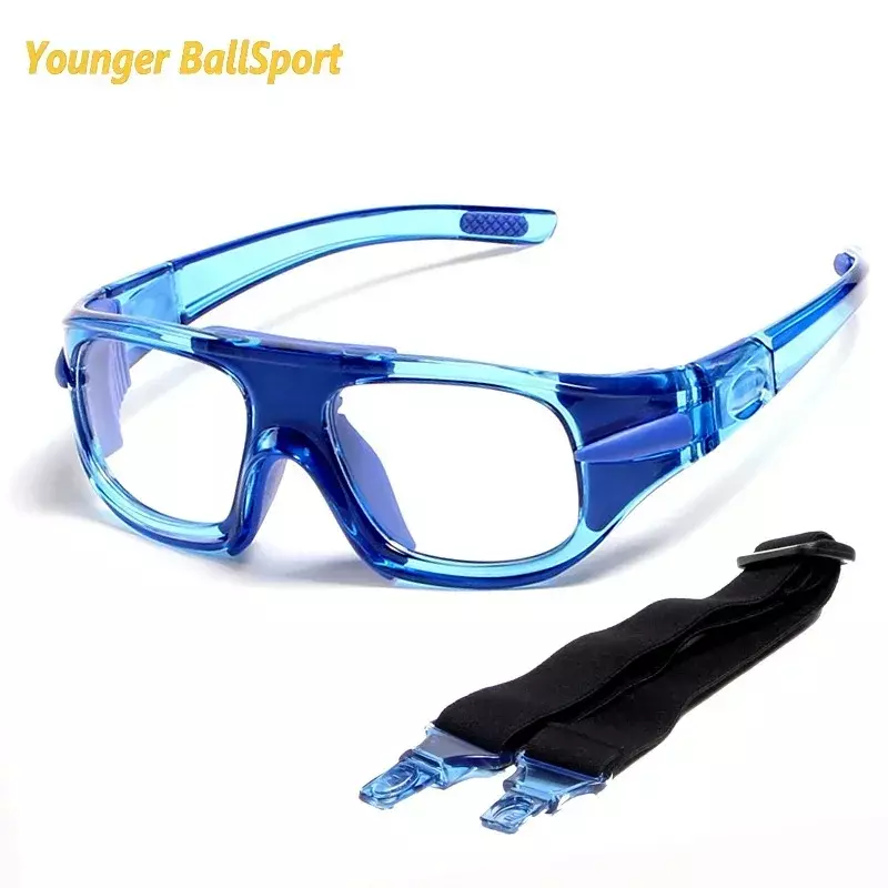 نظارات رياضية لقصر النظر مضادة للتصادم قابلة للإزالة ، نظارات تدريب العين ، نظارات كرة السلة وكرة القدم ، عدسات قابلة للتخصيص