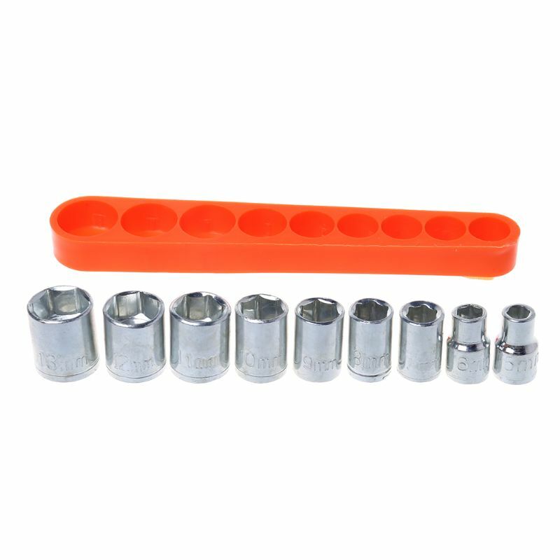 9 Teile/satz Sechskantschlüssel für Kopf DIY Fix Reparatur Handwerkzeug 5-13mm Steckschlüsseladapter