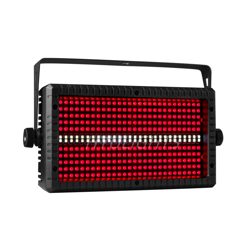 RGB LED Strobe para DJ Wash Bar, Efeitos de iluminação super brilhantes, 3in 1, 8 divisórias, branco, 8000K, 4 divisórias, DMX, lavagem, 60W, 3in 1