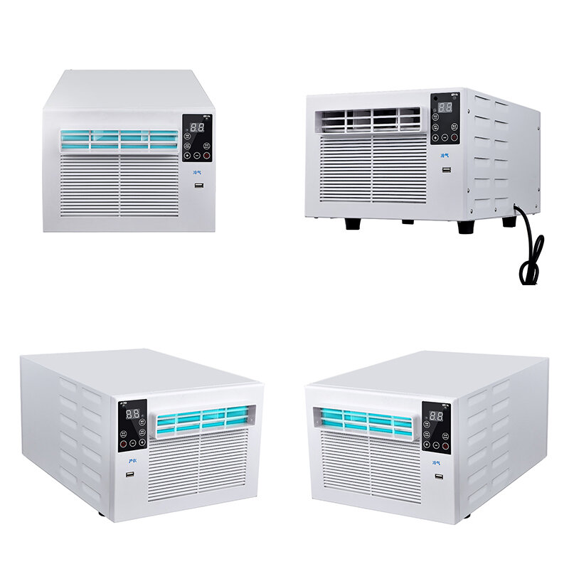 Condicionador De Ar Portátil, Unidade Eficiente De Parede De Refrigeração, Aquecimento Dividido, Design Recarregável, Ar Evaporativo Permanente