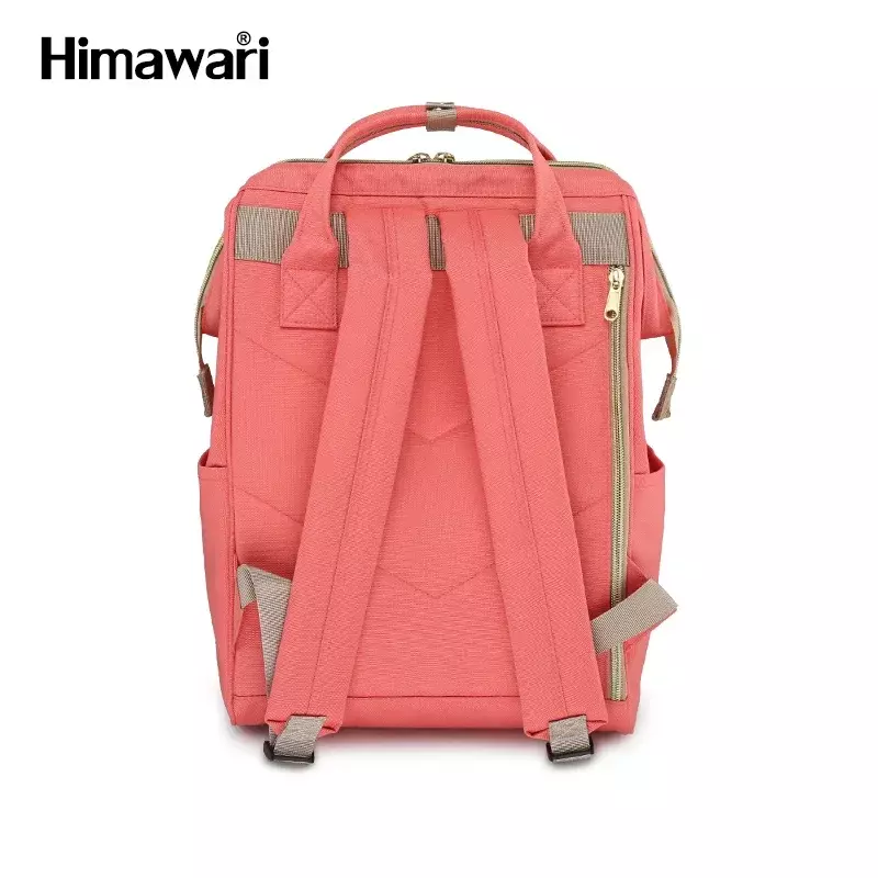 Himawari-mochila impermeável de viagem feminina, mochila escolar estilo preppy para adolescentes, laptop feminino na moda