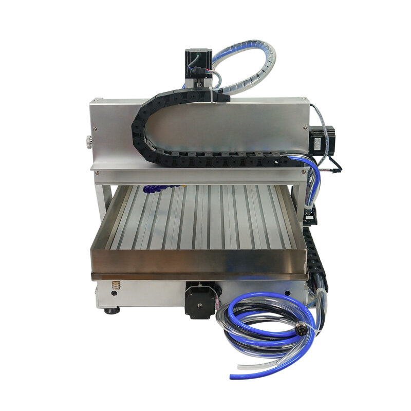 Enrutador de Metal de 4 ejes CNC 6040, máquina de grabado de talla de madera giratoria 3D de 2,2 kW, fresado PCB, puerto USB con tanque de agua