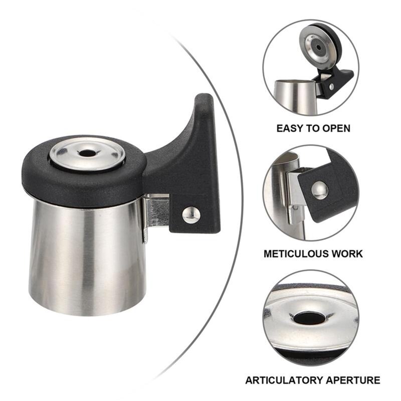 Tea Kettle Whistle Replacement Water Boiling Kettle Nozzle Stainless Steel Teapot Spout Tip Kettle Warning Accessory