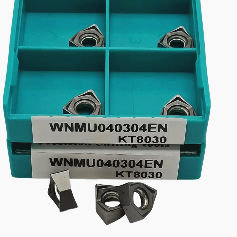 WNMU040304 KT8030 8060 inserto de fresado facial, herramienta de torneado CNC para mfwn